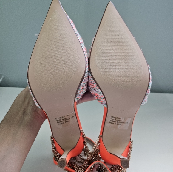 Lemon Drop by Privileged Queena Tweed Heels - Picture 6 of 8